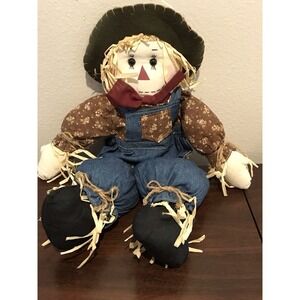 Vanson 20" Scarecrow Shelf Sitter Straw Fall Halloween Thanksgiving